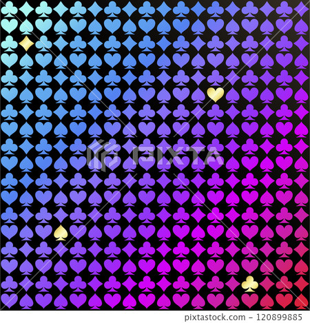 Suits of playing cards background for casino 120899885