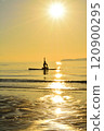 Chichibugahama Beach_Silhouette_Yoga 120900295