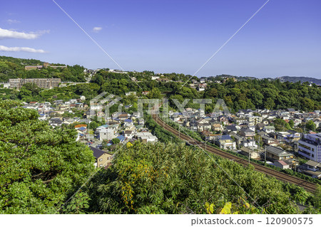 Yugawara townscape: Around Makuyama Park Street, Yugawara Town, Kanagawa Prefecture 120900575