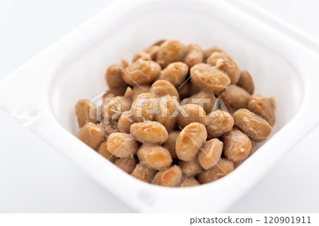 Commercially available packaged natto Commercially available packaged natto 120901911