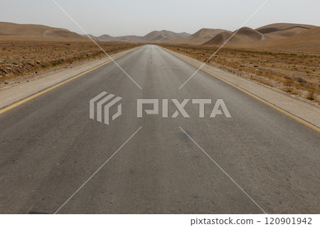Asphalt road in Afghanistan. Kunduz Province Asphalt road in Afghanistan. Kunduz Province 120901942