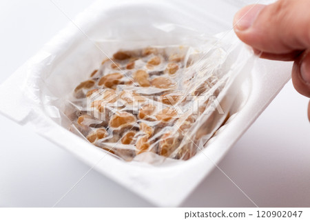 Commercially available packaged natto Commercially available packaged natto 120902047