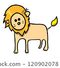 Kagami Lion with his hair upright and groomed 120902078