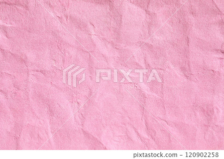 Pink kraft crumpled paper texture with pattern Pink kraft crumpled paper texture with pattern 120902258