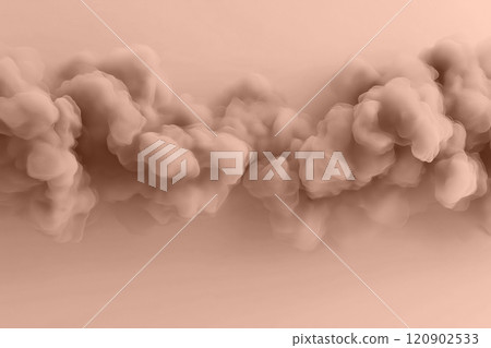 Swirling mocha mousse brown dust clouds create an elegant dynamic composition 120902533