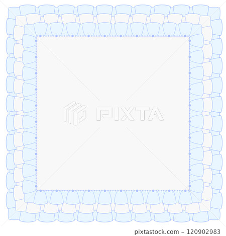 Frill frame_blue 120902983