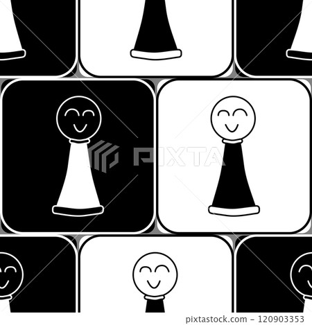 seamless pattern chess. vector seamless pattern chess. vector 120903353
