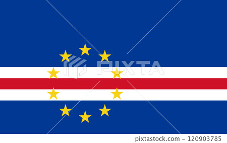 Flag of the Republic of Cape Verde Flag of the Republic of Cape Verde 120903785