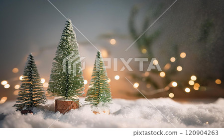 Small christmas tree decoration, generative ai Small christmas tree decoration, generative ai 120904263