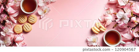 Valentines Day cards, wrapped gifts, and heart-shaped chocolates on a pink background. Valentines Day cards, wrapped gifts, and heart-shaped chocolates on a pink background. 120904567