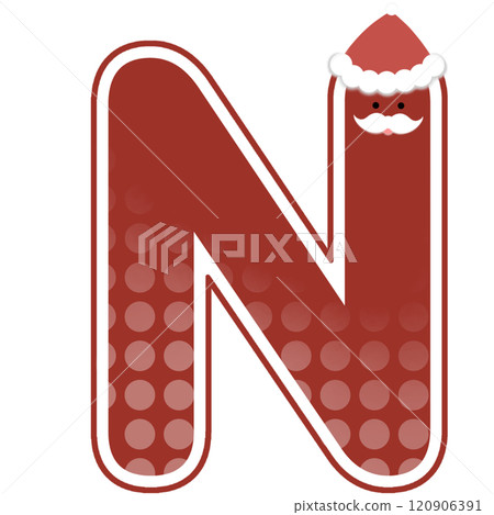 Santa font 120906391