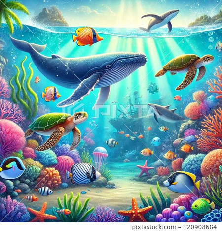 Adventures in the sea 120908684