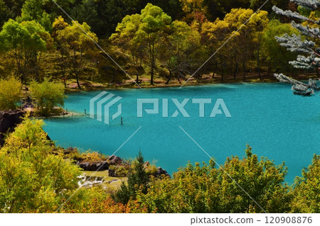 Blue Moon Valley at the foot of Jade Dragon Snow Mountain in Yunnan Province Blue Moon Valley at the foot of Jade Dragon Snow Mountain in Yunnan Province 120908876