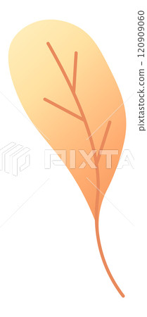 Vibrant orange leaf featuring a stunning gradient from bright yellow to deep orange, capturing the essence of fall and the beautiful transformation of natures colors Vibrant orange leaf featuring a stunning gradient from bright yellow to deep orange, capturing the essence of fall and the beautiful transformation of natures colors 120909060
