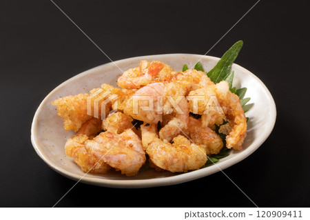 Deep-fried wild shrimp 120909411