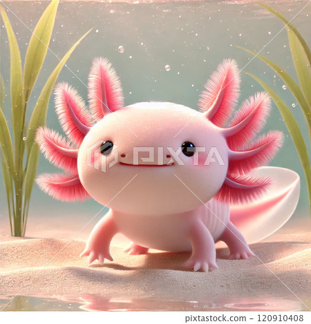Cute axolotl 120910408