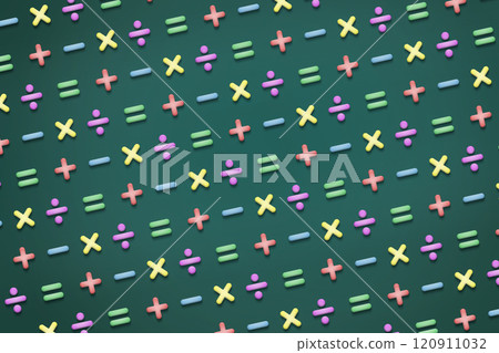 綠色背景,彩色三維計算標記圖示對角線傾斜 綠色背景,彩色三維計算標記圖示對角線傾斜 120911032