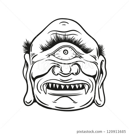 one eyed priest yokai 120911685