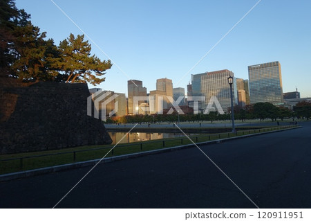 View of the road leading into the Imperial Palace from Sakuradamon Gate View of the road leading into the Imperial Palace from Sakuradamon Gate 120911951