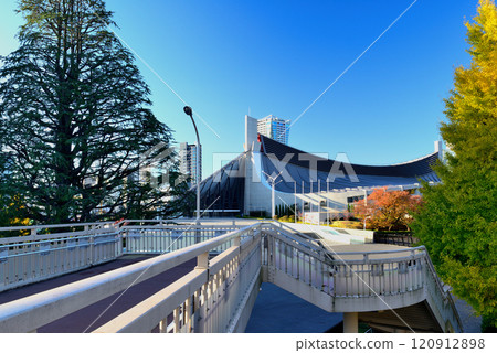 奧林匹克體育場 國立代代木體育場 秋景 奧林匹克體育場 國立代代木體育場 秋景 120912898