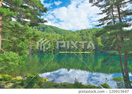 [Mishaka Pond] Okutateshina, Toyohira, Chino City, Nagano Prefecture 120913697