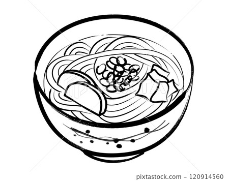 Kake 烏龍麵刷寫向量圖 120914560