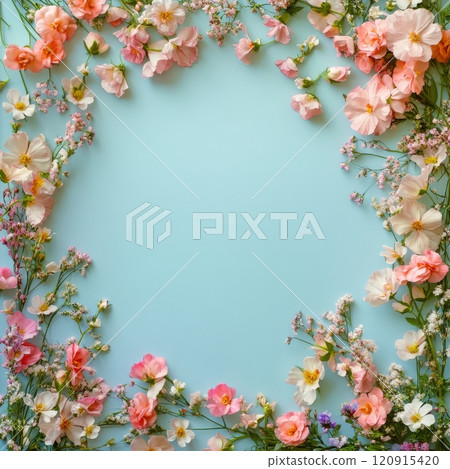 Floral arrangement display nature scene botanical art soft lighting close-up serenity and beauty of flowers 120915420