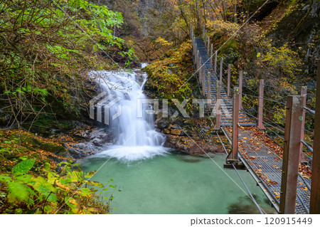 [Yamanashi Prefecture] Ishikawa River Valley, Sannotaki Falls 120915449