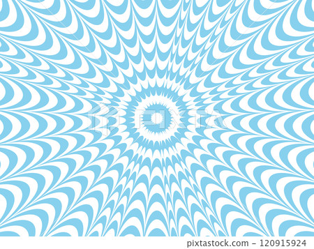 Psychedelic optical illusion with circular line patterns and vibrant sun rays, crafted as a vector illustration to captivate with a surreal and mesmerizing design, blending geometry and light. Psychedelic optical illusion with circular line patterns and vibrant sun rays, crafted as a vector illustration to captivate with a surreal and mesmerizing design, blending geometry and light. 120915924