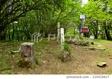 Misaka Mountains - Kurodake summit, one of Japan's 300 famous mountains - First-order triangulation point (Kurodake) 120916627