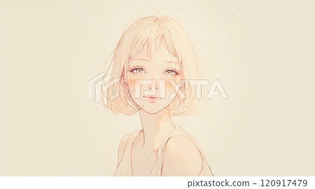 一個微笑的女人 一個微笑的女人 120917479