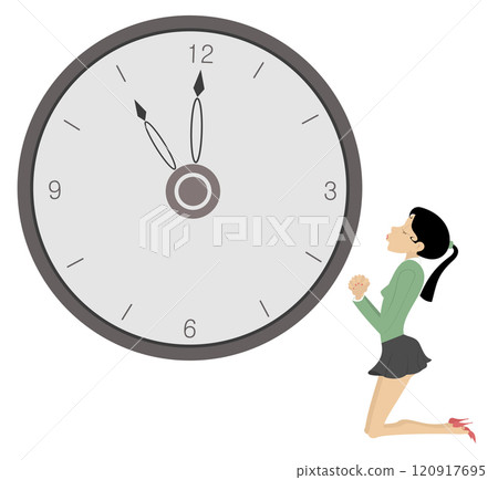 businesswoman, time, clock 120917695