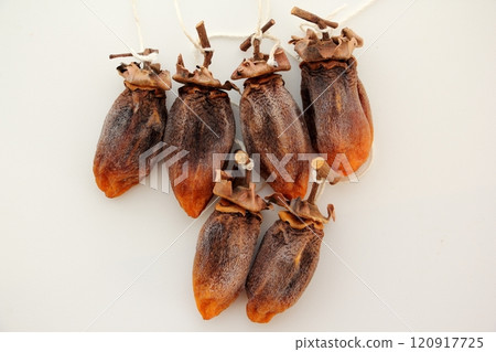 Long and thin dried persimmon Long and thin dried persimmon 120917725