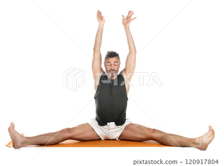 hatha yoga asana 120917804