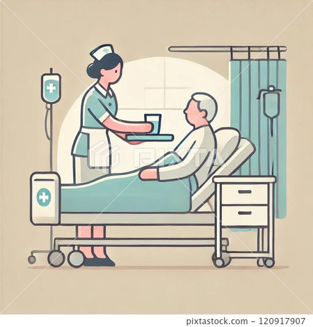 Illustration of a nurse 120917907