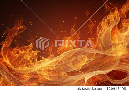 抽象背景與蔓延的灼熱火焰 抽象背景與蔓延的灼熱火焰 120918408