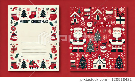 Christmas cute frame illustration 120918421