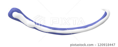 Purple watercolor drop zigzag isolated on white background. Purple watercolor drop zigzag isolated on white background. 120918447