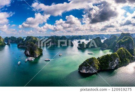 Beautiful landscape Lan Ha bay view from the Cat Ba Island. Beautiful landscape Lan Ha bay view from the Cat Ba Island. 120919275