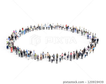 People in a circle Large 120919439