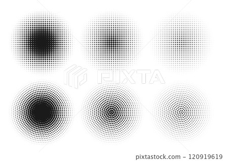 Abstract grunge halftone circles textured background design Abstract grunge halftone circles textured background design 120919619