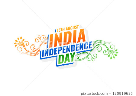decorative india independence day background 120919655