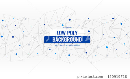 low poly abstract connection background low poly abstract connection background 120919718