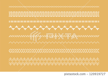decorative boho ethnic borders set decorative boho ethnic borders set 120919727