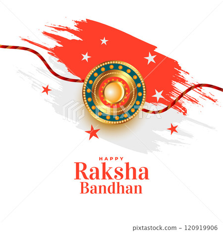 raksha bandhan traditional festival card design 120919906