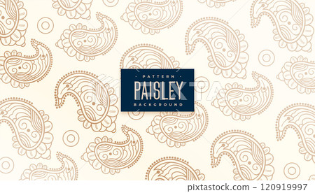 beautiful paisley pattern stylish background beautiful paisley pattern stylish background 120919997