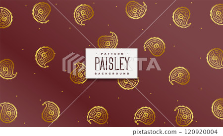indian royal paisley golden pattern background 120920004