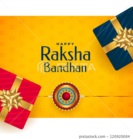 happy raksha bandhan rakhi festival greeting with gift boxes happy raksha bandhan rakhi festival greeting with gift boxes 120920084
