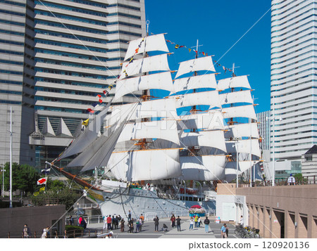 Nippon Maru sailing ship, full sail on Culture Day Cityscape (November 2024) 120920136