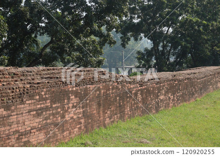 historical Archaeological tourable Pundranagar Brick Wall historical Archaeological tourable Pundranagar Brick Wall 120920255